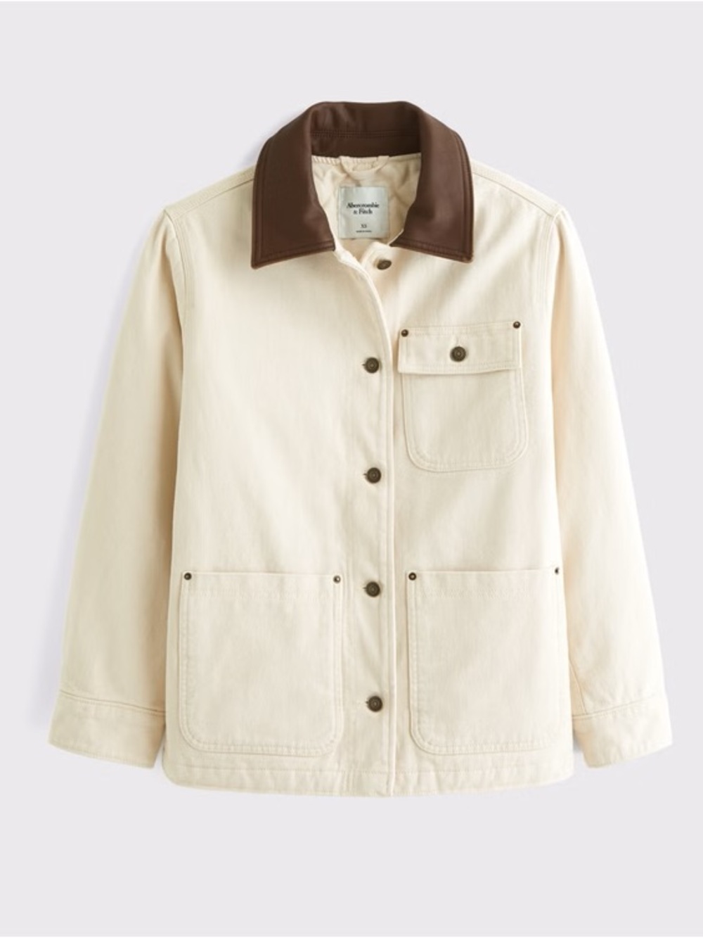 Abercrombie Mid Length Twill Workwear Jacket